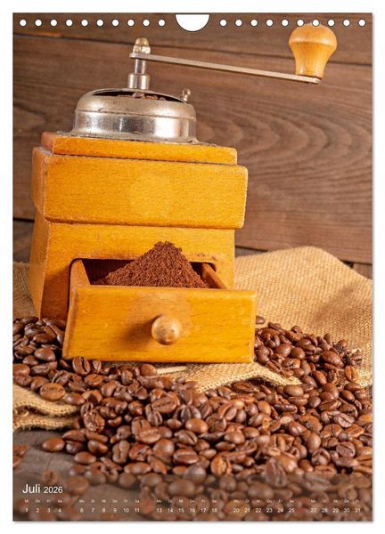 Produktbild: Kaffee für ein Genusserlebnis (Wandkalender 2026 DIN A4 hoch), CALVENDO Monatskalender