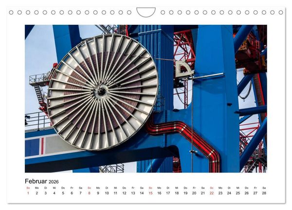 Produktbild: Hamburger Hafen - In der Welt der Container-Riesen (Wandkalender 2026 DIN A4 quer), CALVENDO Monatskalender