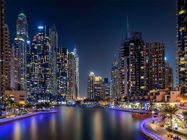 Produktbild: CALVENDO Puzzle Skyline von Dubai Marina - Dubai | 1000 Teile Lege-Gr&ouml;&szlig;e 64x48cm Foto-Puzzle f&uuml;r gl&uuml;ckliche Stunden