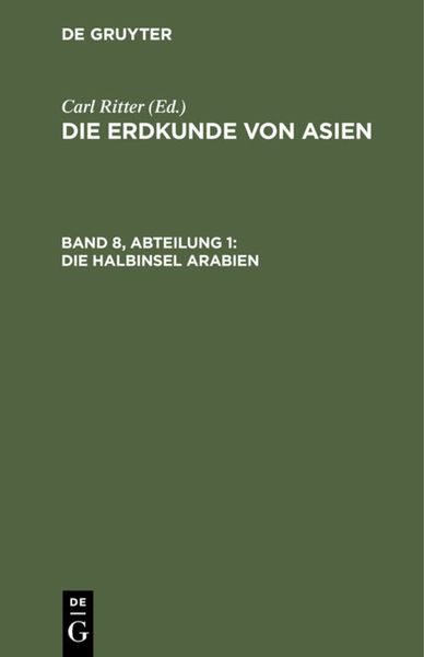 Produktbild: Die Halbinsel Arabien