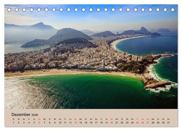 Produktbild: Brasilien. Impressionen (Tischkalender 2026 DIN A5 quer), CALVENDO Monatskalender