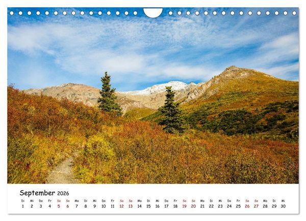 Produktbild: Alaska und Yukon, endlose Freiheit erleben (Wandkalender 2026 DIN A4 quer), CALVENDO Monatskalender