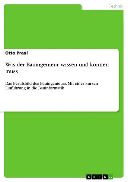 Produktbild: Was der Bauingenieur wissen und k&ouml;nnen muss