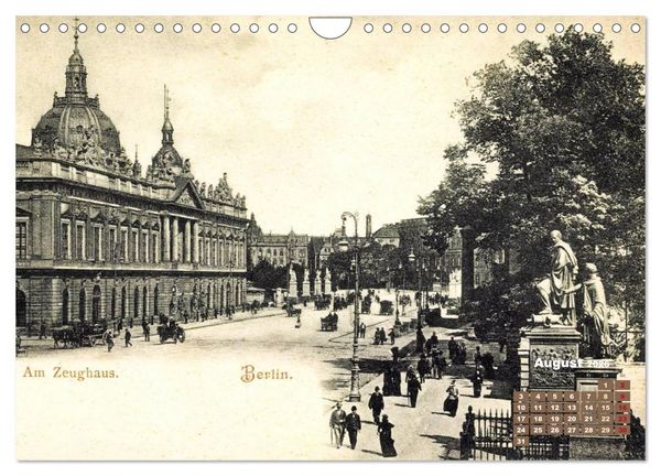 Produktbild: Gr&uuml;&szlig;e aus Berlin &ndash; Die Stadt in historischen Ansichten (Wandkalender 2026 DIN A4 quer), CALVENDO Monatskalender