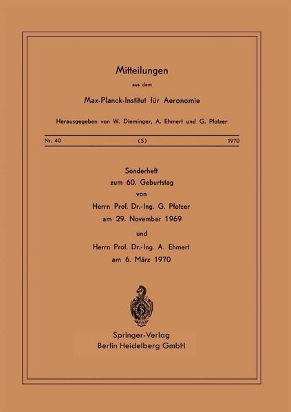 Produktbild: Sonderheft zum 60. Geburtstag