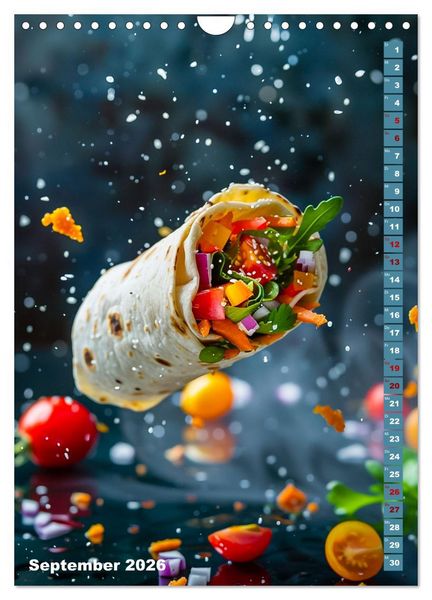 Produktbild: Leckeres Fast Food (Wandkalender 2026 DIN A4 hoch), CALVENDO Monatskalender
