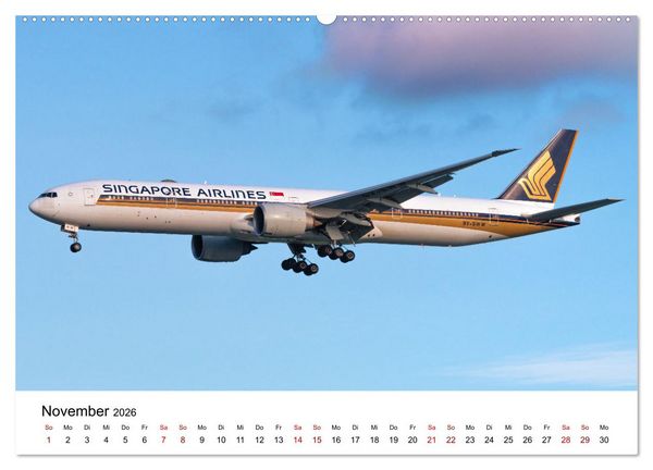 Produktbild: Flieger von Boeing (Wandkalender 2026 DIN A2 quer), CALVENDO Monatskalender