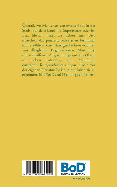 Produktbild: Kurts Kurzgeschichten Band III
