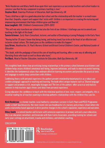 Produktbild: Relationship-Based Pedagogy in Primary Schools