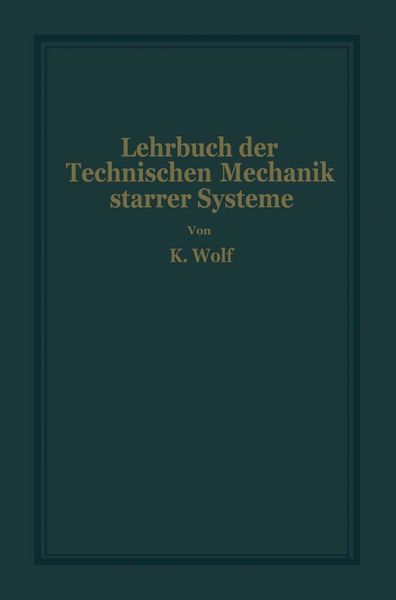 Produktbild: Lehrbuch der Technischen Mechanik starrer Systeme
