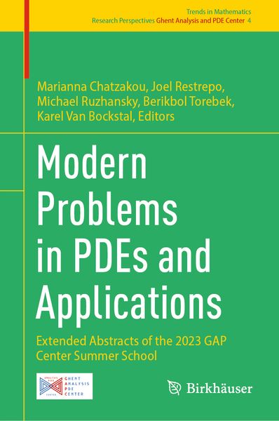 Produktbild: Modern Problems in PDEs and Applications