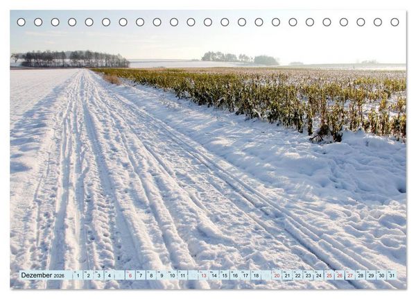 Produktbild: Unterwegs auf einsamen Wegen (Tischkalender 2026 DIN A5 quer), CALVENDO Monatskalender