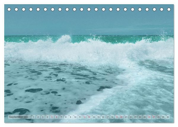 Produktbild: Photo-Art / Ozean (Tischkalender 2026 DIN A5 quer), CALVENDO Monatskalender