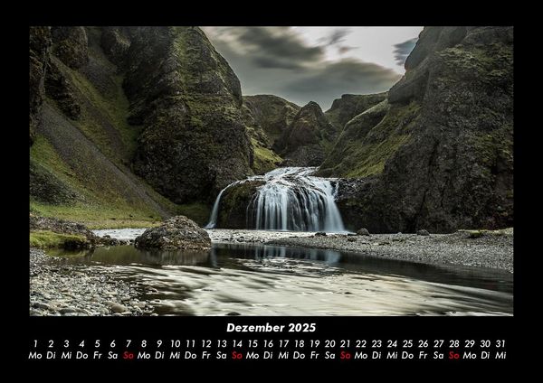 Produktbild: Wasserf&auml;lle 2025 Fotokalender DIN A3