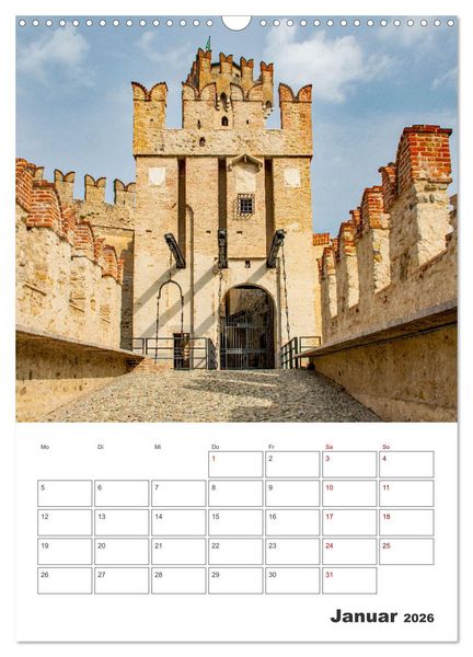 Produktbild: Sirmione - Reiseplaner (Wandkalender 2026 DIN A3 hoch), CALVENDO Monatskalender
