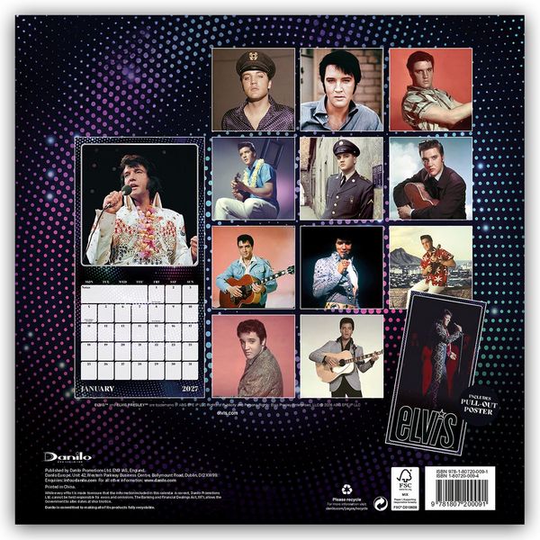 Produktbild: Elvis 2027 &ndash; Wandkalender