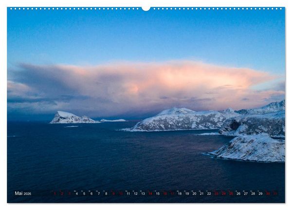 Produktbild: Polarnacht in Troms&oslash; (Wandkalender 2026 DIN A2 quer), CALVENDO Monatskalender