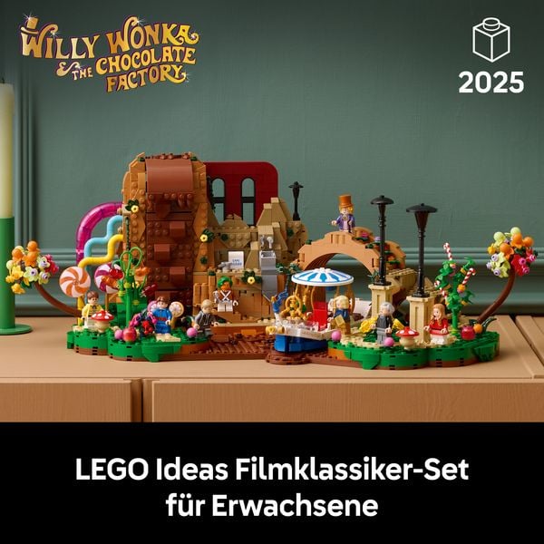 Produktbild: LEGO Ideas 21360 Willy Wonka und die Schokoladenfabrik, Modellbau