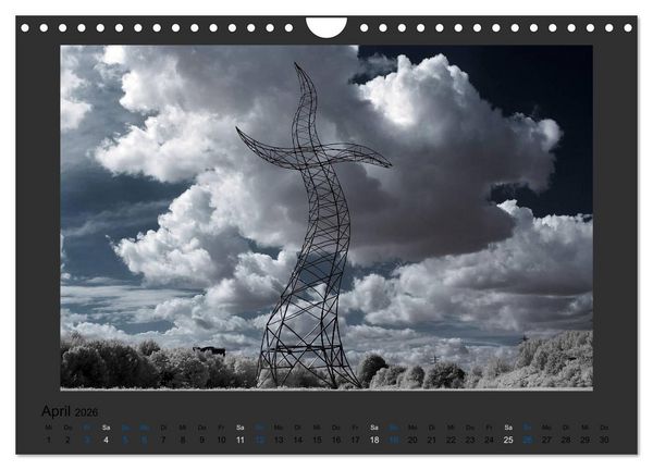 Produktbild: Surreale Landschaften. INFRARROT - Wenn gr&uuml;n zu wei&szlig; wird (Wandkalender 2026 DIN A4 quer), CALVENDO Monatskalender