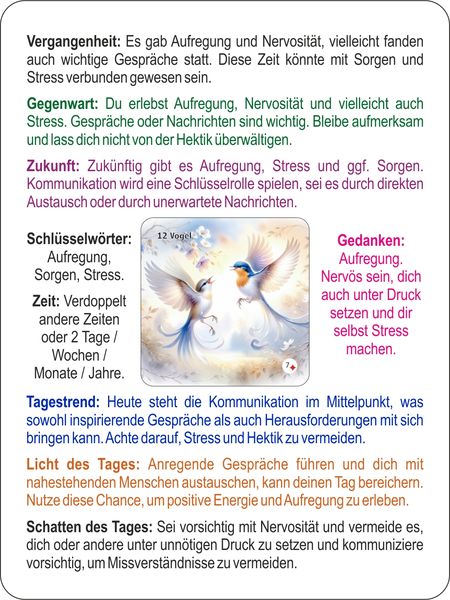 Produktbild: Große Wegbegleiter Lenormandkarten mit viel Text