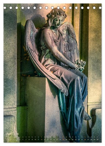 Produktbild: Die stillen Momente im Ohlsdorfer Friedhof (Tischkalender 2026 DIN A5 hoch), CALVENDO Monatskalender