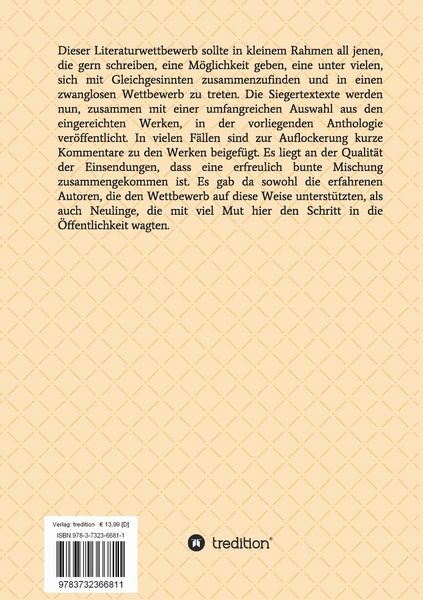 Produktbild: 1. Bubenreuther Literaturwettbewerb 2015