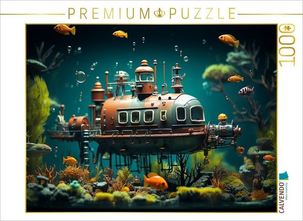 Produktbild: CALVENDO Puzzle Spielzeug Unterwasserstation | 1000 Teile Lege-Gr&ouml;&szlig;e 64x48cm Foto-Puzzle f&uuml;r gl&uuml;ckliche Stunden