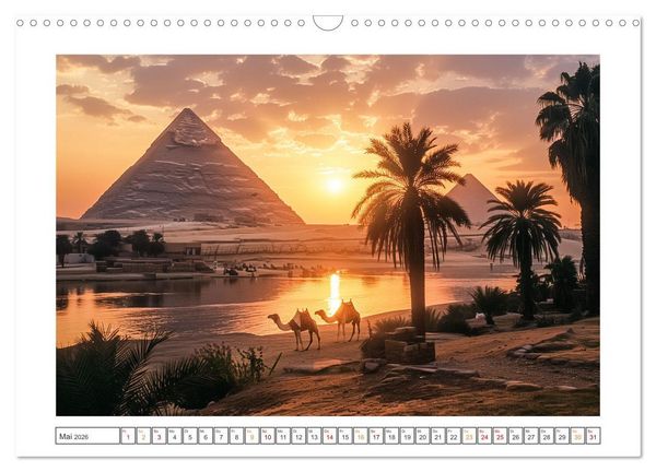 Produktbild: Im Schatten der Pyramiden (Wandkalender 2026 DIN A3 quer), CALVENDO Monatskalender