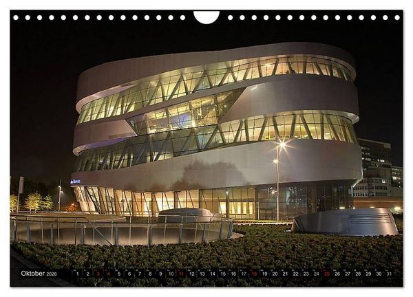 Produktbild: Stuttgart - Blue City Lights (Wandkalender 2026 DIN A4 quer), CALVENDO Monatskalender