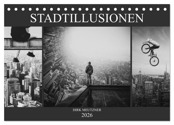 Produktbild: Stadtillusionen (Tischkalender 2026 DIN A5 quer), CALVENDO Monatskalender