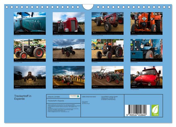 Produktbild: Treckertreff in Esperde (Wandkalender 2026 DIN A4 quer), CALVENDO Monatskalender