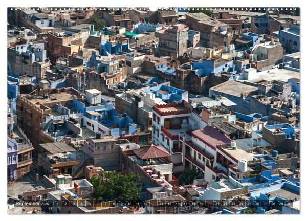 Produktbild: Indien, Rajasthan (Wandkalender 2026 DIN A2 quer), CALVENDO Monatskalender