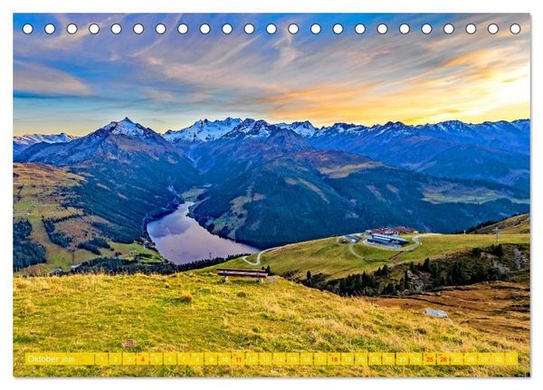 Produktbild: Ein Herz f&uuml;r das Zillertal (Tischkalender 2026 DIN A5 quer), CALVENDO Monatskalender