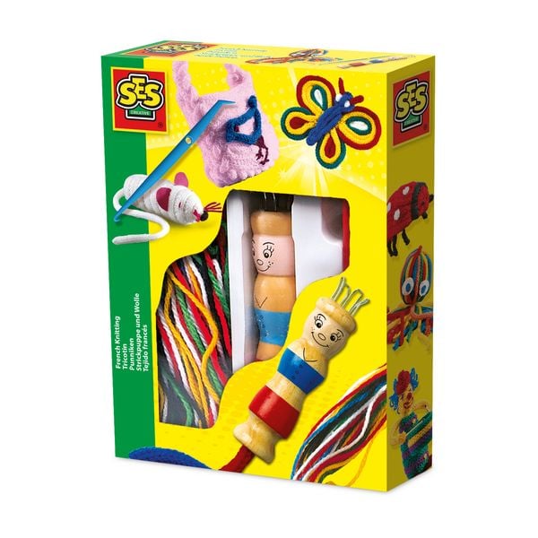 Produktbild: SES CREATIVE STRICKPUPPE MIT WOLLE