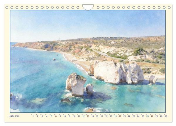 Produktbild: Zypern - die gespaltene Insel (Wandkalender 2027 DIN A4 quer), CALVENDO Monatskalender