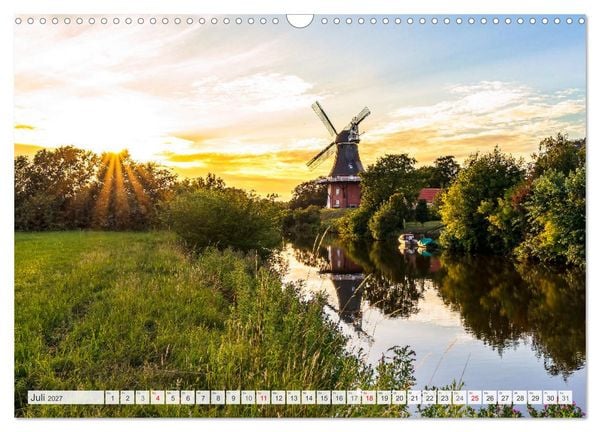 Produktbild: OSTFRIESLAND Wundervolle Halbinsel am Wattenmeer (Wandkalender 2027 DIN A3 quer), CALVENDO Monatskalender