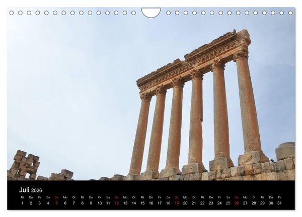 Produktbild: LIBANON 2026 (Wandkalender 2026 DIN A4 quer), CALVENDO Monatskalender
