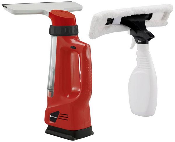 Produktbild: TOOLCRAFT CWC-L0120 / TAWB-200 Fenstersauger Schwarz, Rot