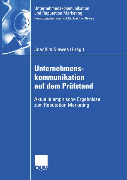 Produktbild: Unternehmenskommunikation auf dem Pr&uuml;fstand