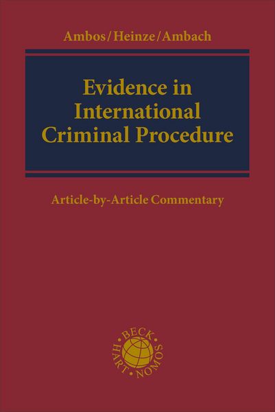 Produktbild: Evidence in International Criminal Procedure