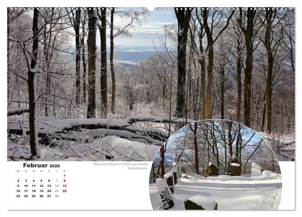 Produktbild: Der Grimmsteig (hochwertiger Premium Wandkalender 2026 DIN A2 quer), Kunstdruck in Hochglanz