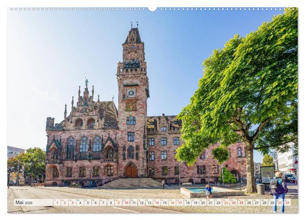 Produktbild: Saarbr&uuml;cken Impressionen (Wandkalender 2026 DIN A2 quer), CALVENDO Monatskalender