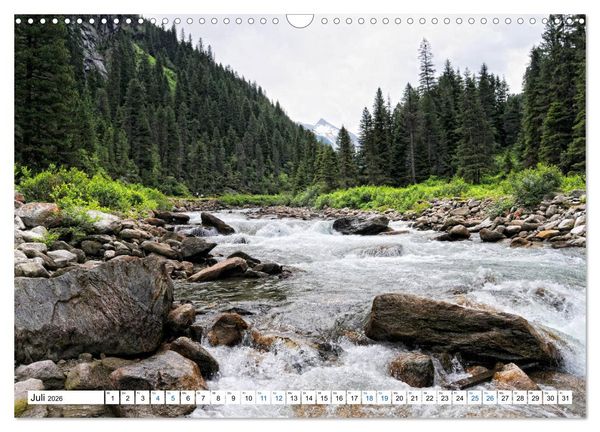 Produktbild: Krimmler Wasserf&auml;lle - Naturlandschaft Krimmler Achental (Wandkalender 2026 DIN A3 quer), CALVENDO Monatskalender