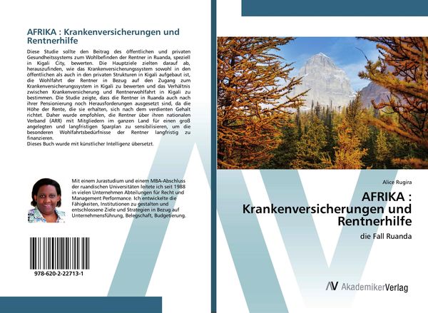 AFRIKA : Krankenversicherungen und Rentnerhilfe, Taschenbuch von Alice Rugira, AV Akademikerverlag, 9786202227131