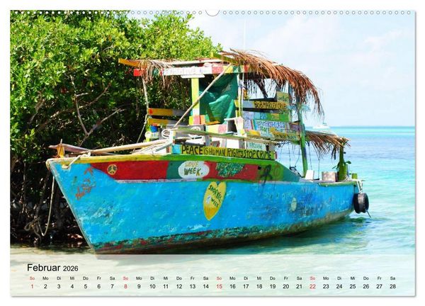 Produktbild: Belize. Karibik-Perle Caye Caulker (Wandkalender 2026 DIN A2 quer), CALVENDO Monatskalender