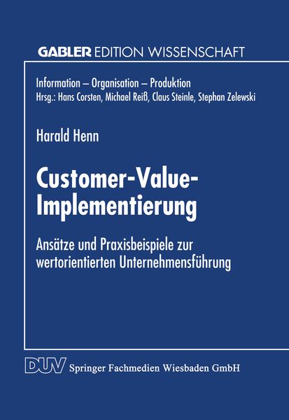 Produktbild: Customer-Value-Implementierung