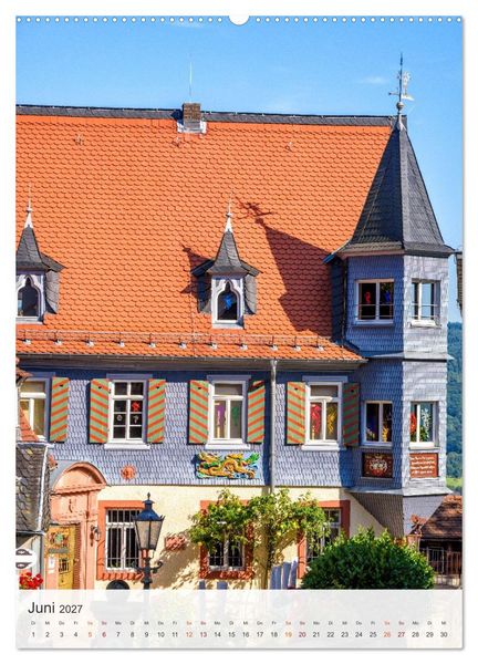 Produktbild: Lindenfels im Odenwald (Wandkalender 2027 DIN A2 hoch), CALVENDO Monatskalender
