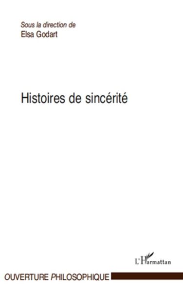 Produktbild: Histoires de sincerite