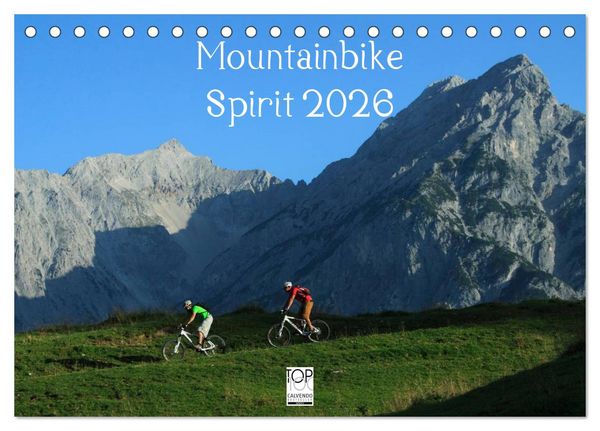 Mountainbike Spirit 2026 (Tischkalender 2026 DIN A5 quer), CALVENDO Monatskalender