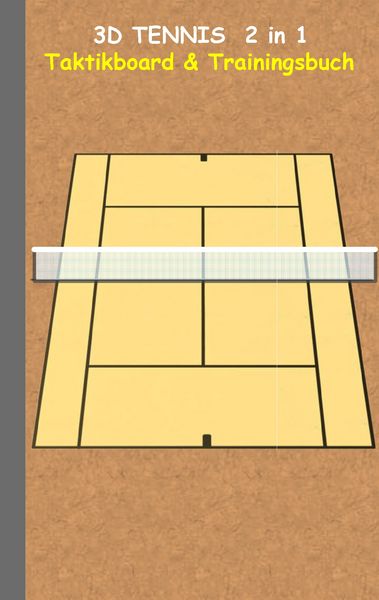 Produktbild: 3D Tennis 2 in 1 Taktikboard und Trainingsbuch